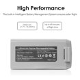 thumbnail image 4 of Intelligent Flight Battery Replacement for Mini 2 SE, Mini 2, Mini SE Drone, 7.7V 2400mAh 18.48Wh, 40 Minutes Maximum Flight Time, 4 of 7