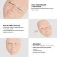 thumbnail image 4 of Lash Mannequin Head Practice Training Head for Make Up and Lash Extension Cosmetology Doll Face Head, Easy to Clean, Reusable, 4 of 8