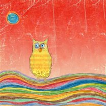 Marmont Hill Feathers, Dots & Stripes VI Canvas Wall Art