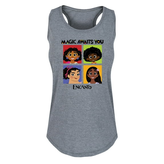 Disney's Encanto - Magic Awaits You Panels - Women's Racerback Tank Top