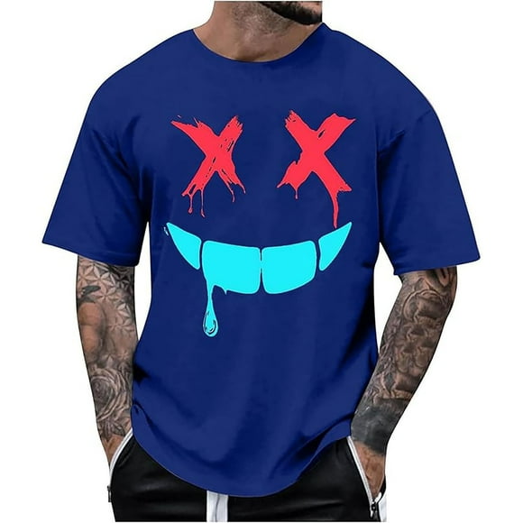 PMUYBHF Sun Shirts for Men Men's Shirt Summer Fun Oversized Shirt Fashion 3D Print Casual Comfortable T Shirt White Shirt Men Dress Slim Fit Blue Dress Shirt Men