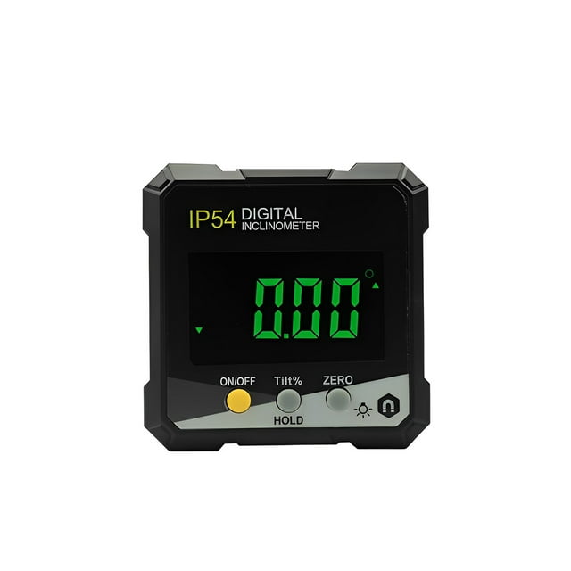 Youkk IP54 490° Digital Inclinometer Angle Ruler Protractor Dustproof Slope Meter High Precision Single-side Goniometer