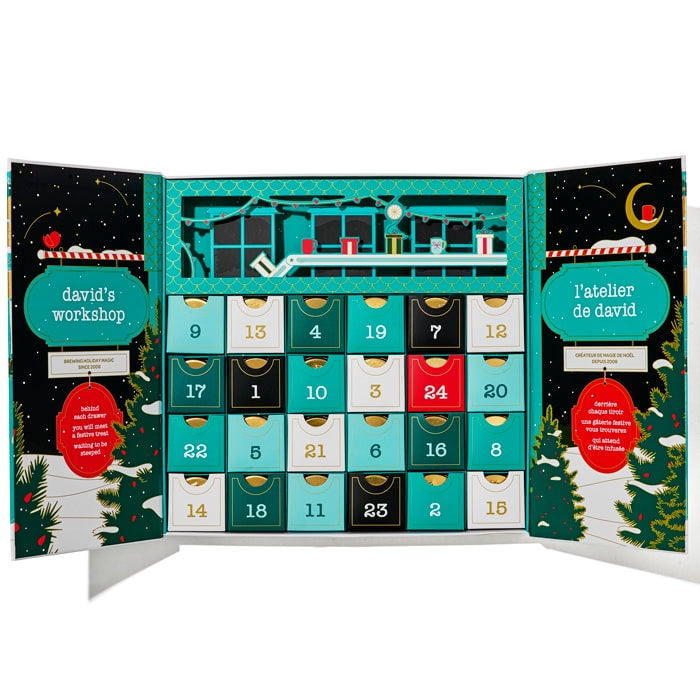 DAVIDsTEA Holiday Advent Calendar - 24 Days of Tea - Walmart.com