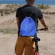 thumbnail image 4 of Motorcycle Storage Bag Drawstring for Storage Blue Polyester Carrying, 4 of 5