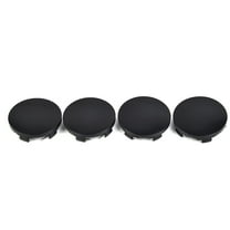 4PCS 60Mm New Abs Black Silver Car Vehicle Wheel Hub Center Cap Cover Black