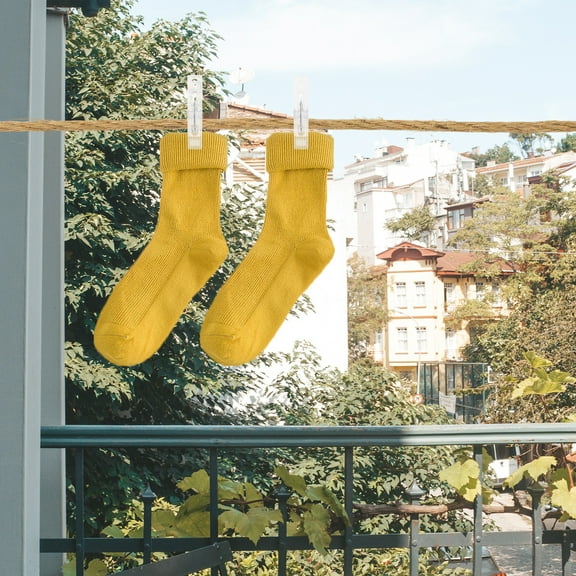 LEXSOMEO 10PCS Clothesline Clips Strong Hangers Clips Windproof Clothespin Fixator