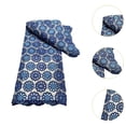 thumbnail image 6 of GUOOL Quilting Cloth for Sewing African Lace Cloth Trendy 15ftx4ft Summer Breathable Lace Embroidery Cloth for Skirts Home Decor Blue, 6 of 8
