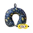 thumbnail image 1 of Almohada cervical de viaje MINISO Minions, 100% espuma viscoelástica con máscara para ojos, 1 of 6