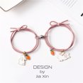 thumbnail image 1 of ML Cartoon Rabbit Magnet Attract Bracelet for Lovers Cute Animal Adjustable Friendship Bracelets Couples Memorial Jewelry Gift, 1 of 6