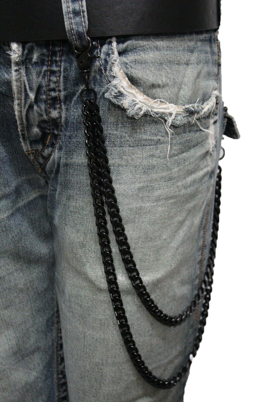 2 chain file for Pants Biker Chain Keyring 