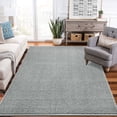thumbnail image 1 of Tzou Wool Area Rug 6' x 9' Solid Wool Carpet, Anti-Slip, Durable, Farmhouse Natural Wool Rug for Living Room Bedroom Nursery Room, Grey, 1 of 7