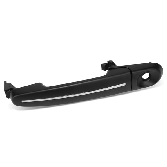 DNA Motoring OEM-DHO-00991 For 2009-2012 Lincoln MKS MKT Front Left Door Pull Handle Black Smooth Without Push Button Start