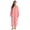 Coral, variant on Plush Zipper Lounger Robe for Women (Mint, 1X)