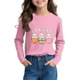 thumbnail image 2 of Avtoify Kids Long Sleeve Shirts Children's Easter Mid Sized Children's Casual Comfortable Long Sleeved T-shirt Bottom Shirt, 2 of 6