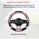 thumbnail image 4 of Funda Protector Cubre Volante Accesorios Auto Mujer Tipo O 38cm Modelo Negro con Rosa, 4 of 4