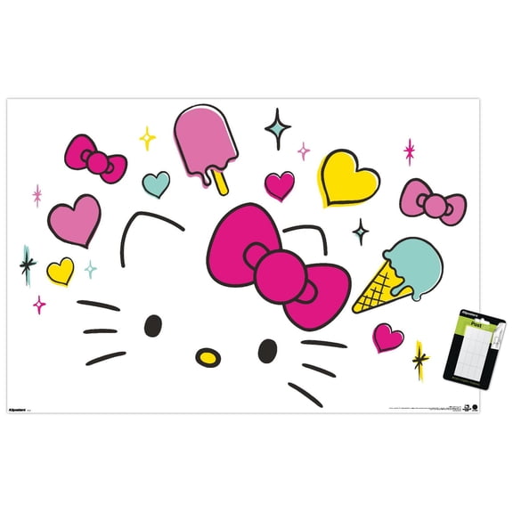 Hello Kitty: 2016 General - Sweet and Simple Kitty Wall Poster, 22.375" x 34"