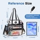 thumbnail image 3 of Bolsa Transparente Tote PIG PIG GIRL con Girasoles Negros para Estadio, 3 of 9
