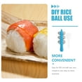 thumbnail image 3 of 1 conjunto de mohos de arroz Bola de arroz Chaker Kids Rice Ball Maker Rice Ball Molde Herramientas de cocina Herramientas, 3 of 5