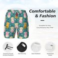thumbnail image 3 of Yiaed Colorful Cow Print Mens Swim Trunks Bathing Suit Compression Liner Beach Swim Shorts Swimwear Quick Dry Zipper Pocket No-Chafing Board Short-X-Large, 3 of 6