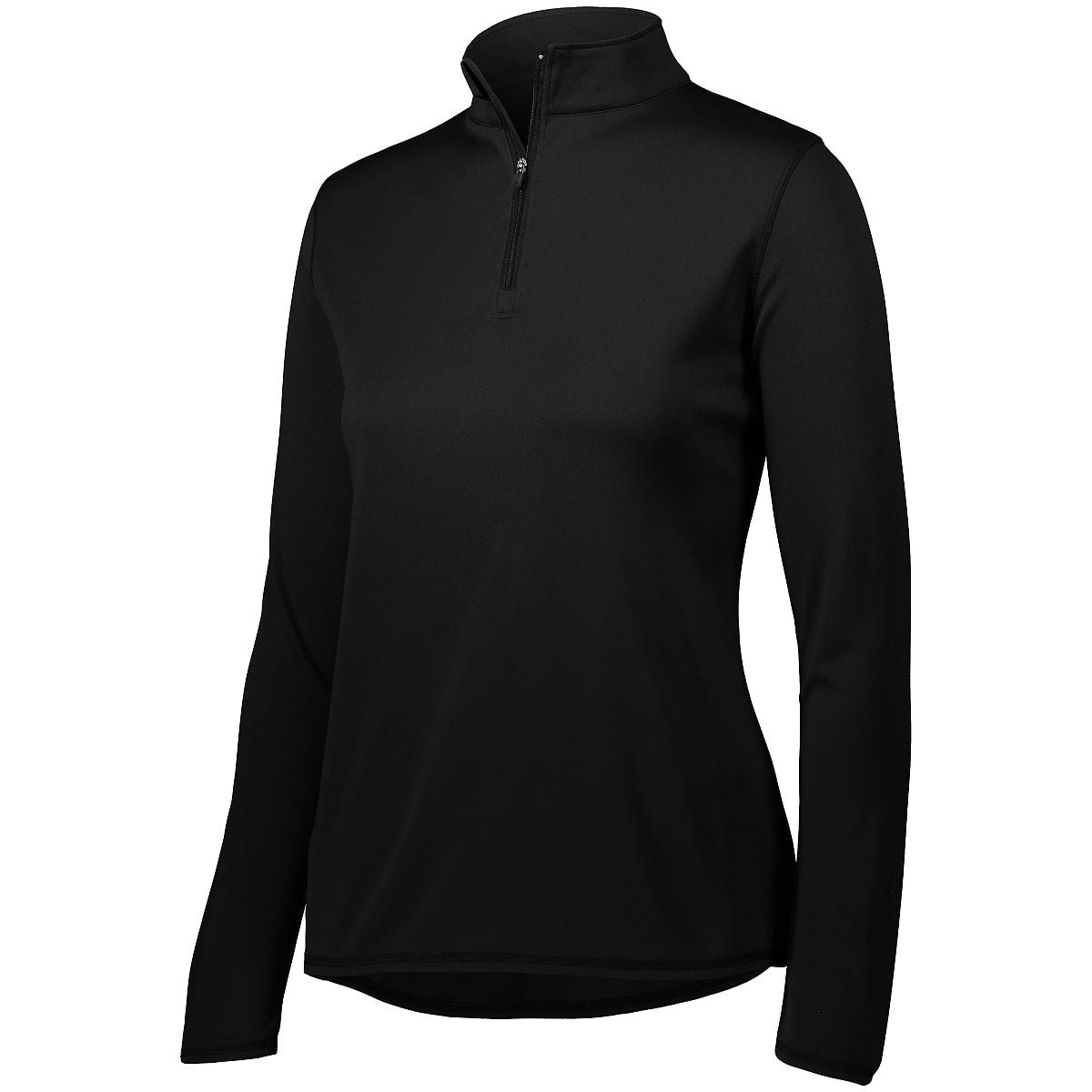 quarter zip pullover black