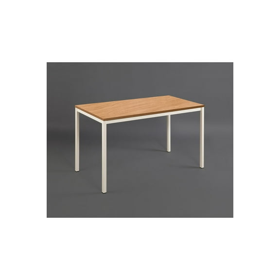 Klair Living Harry Contemporary Wood and Metal Computer Desk in Oak