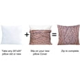 thumbnail image 3 of Home Soft Things Jacquard Throw Pillow Cover and Valance Set - Branch - Rose - 56" x 19" / 20" x 20", 3 of 3
