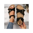 thumbnail image 5 of Women’s Comfortable Outdoor Sandals - Adjustable Buckle, Cork Sole with PVC Fabric, 5 of 8