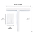 thumbnail image 2 of All-Purpose Shower Squeegee for Shower Doors, Bathroom, Window and Car Glass, Ergonomic Non-Slip Handle by KAUKKO (White), 2 of 3