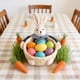 thumbnail image 4 of Decoración Del Hogar, Artesanías, Adornos, Cesta de Almacenamiento de Hojas de Maíz Tejidas de Paja, Conejos de Pascua, Cesta de Huevos de Pascua, Cesta de Almacenamiento Tejida, 4 of 6