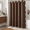 Cafe Brown-48"W x 75"L (Pack of 1), variant on Beige Cream Scalloped Fabric Shower Curtain, 78"W x 75"L (Pack of 1)