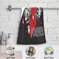 thumbnail image 4 of Coolnut Two Cute Kittens Hand Towels 2 PCS, Red Heart Valentine Cat Kitchen Towel Ultra Soft and Highly Absorbent,Decorative Fingertip Face Towel for Bathroom Hotel, 28.3"x14.4", 4 of 5