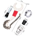 thumbnail image 3 of Bicycle Repair Tools Kit Bottom Axle Flywheel Tail Hook Wrench Chain Remover, 3 of 4