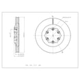 thumbnail image 1 of [Front Cross Drilled Brake Rotors Ceramic Pads] Fit 2009-2012 GMC Canyon, 1 of 2