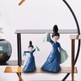 thumbnail image 4 of Figura decorativa de Danser Beeldje Hars Standbeeld Oude Vrouw Dansen Art Sculptuur 1x grande 1x pequeño, 4 of 9