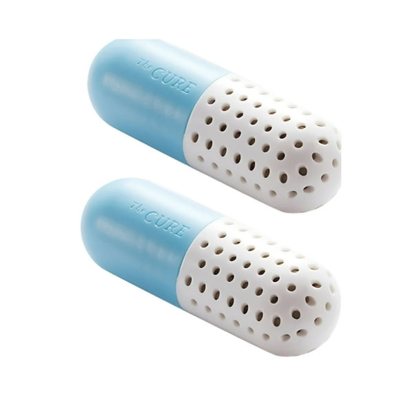DESIGNICE 2 Pcs Desiccant Shoes Shoe Deodorizer Balls Moisture Absorber Anti-milde Shoes Deodorant Odor Eliminator Air Freshener to Odor Deodorant Mildew Moisture Dehumidifier