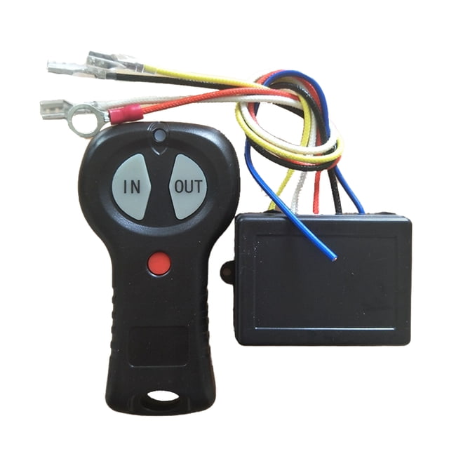 Methold Kit de Control de cabrestante inalámbrico, componente modificado profesional Universal, conjunto de controlador de cabrestantes de 12V-24V, Electrónica