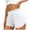 White, variant on Women Workout Yoga Shorts - Premium Buttery Soft Solid Stretch Active Running Dance Volleyball Dolphin Shorts White XL(XL)