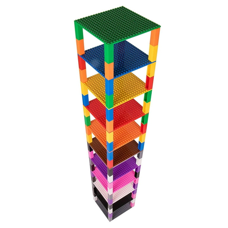 Strictly Briks Kids Brik Tower - 12 Rainbow Colors