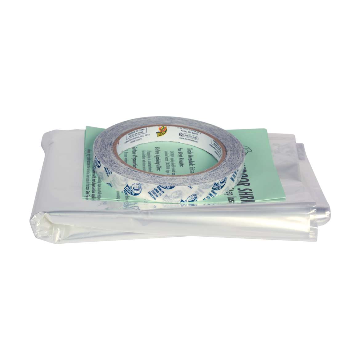 Plastic Shrink Film Indoor Window Kit 62" X420" Heat Insulation Draft