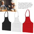 thumbnail image 4 of Delantal Para Niños, Botones Ajustables, 56 Cm De Longitud, Delantales De Cocina Para Niños, 3 Piezas Para Hornear Bricolaje, 4 of 7