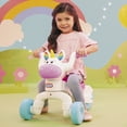 thumbnail image 3 of Little Tikes Go & Grow Unicorn Indoor Outdoor Multicolor Ride-On Scoot for Preschool Kids Toddlers Age 1-3 Years, 3 of 7