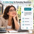 thumbnail image 3 of GenXenon Bluetooth AI Glasses,No-Subscription AI Translation,Free App,Photochromic Daily Wear,Open Bluetooth Audio,Gold Half Frame Unisex,Suitable for Meetings and Offices, 3 of 10