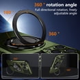 thumbnail image 3 of ELEHOLD for iPhone 16 Pro Magnetic Case [Compatible with Mag Safe] Invisible Stand with Ring Kickstand,Military Grade Shockproof Full Protective Case,Darkgreen, 3 of 11