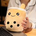 thumbnail image 5 of Juguetes de peluche de doble cara para niños, muñeco de peluche de Boba, Reversible, divertido, de burbujas, suave, feliz, té de leche, 5 of 5