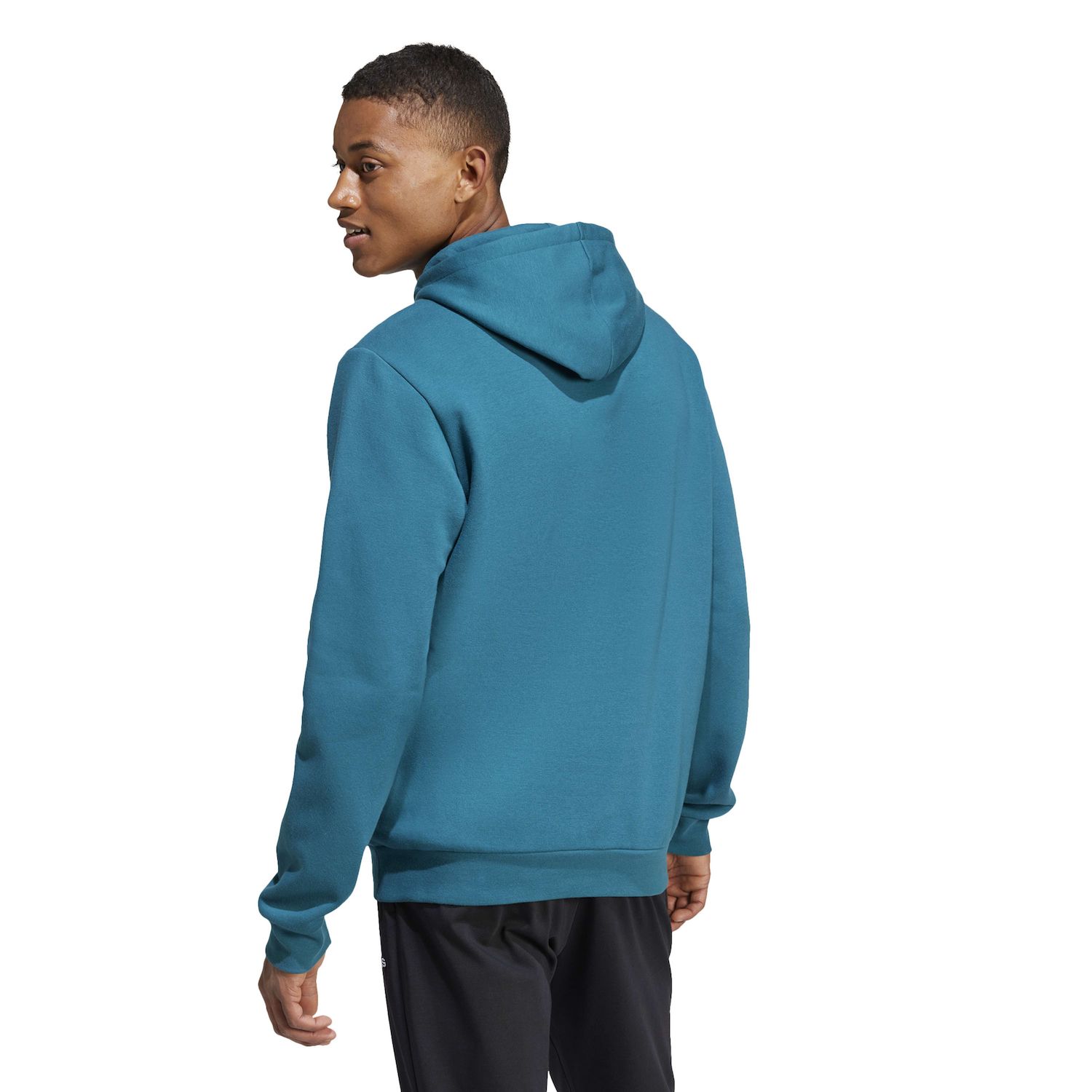 Adidas Feel Cozy Men's Pullover Fleece Hoodie, Medium Grey photo 2