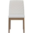 thumbnail image 3 of Manhattan Comfort Chaise d'Appoint Catherine Rembourrée en Beige, 3 of 5