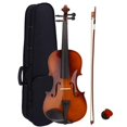 thumbnail image 1 of 4/4 Full Size Violin Kit Fiddle with Hard Case  Rosin  Chin Rest  Bow Stringed Musical Instruments for Student Beginners, 1 of 8