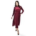 thumbnail image 5 of Vestido midi de terciopelo Roman Fashion 3826 Vino, 5 of 5