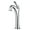 Chrome, variant on KRAUS Arlo Oil Rubbed Bronze Single Handle Vessel Bathroom Faucet with Pop Up Drain