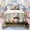 Cement Grey, variant on Erosebridal Bowknot Bunny Kids Queen Comforter Set, Cute Easter Eggs Bedding Comforter Set, 3pcs